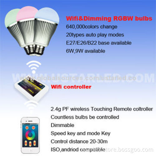 9W E26 Wireless LED Bulbs